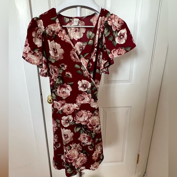 Floral Wrap Dress - Picture 1 of 3